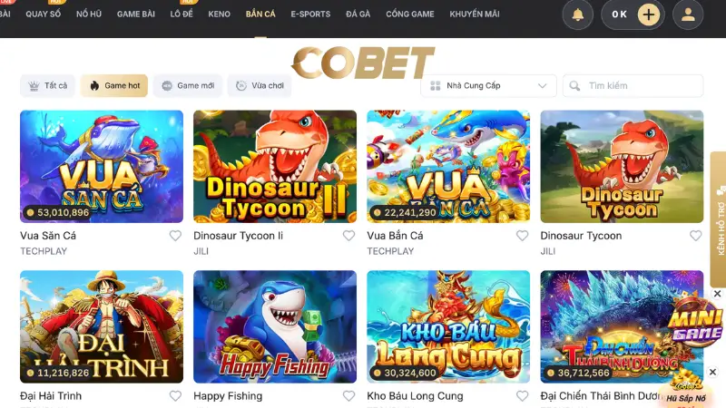 Tổng quan về COBET - Điểm đến giải trí chất lượng