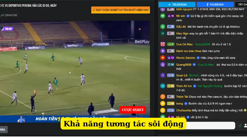 Khả năng tương tác sôi động